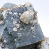 Blue fluorite - Chavaniac-Lafayette, Haute-Loire, France