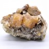 Scheelite sur muscovite - Monts Xuebaoding, Pingwu, Province du Sichuan, Chine