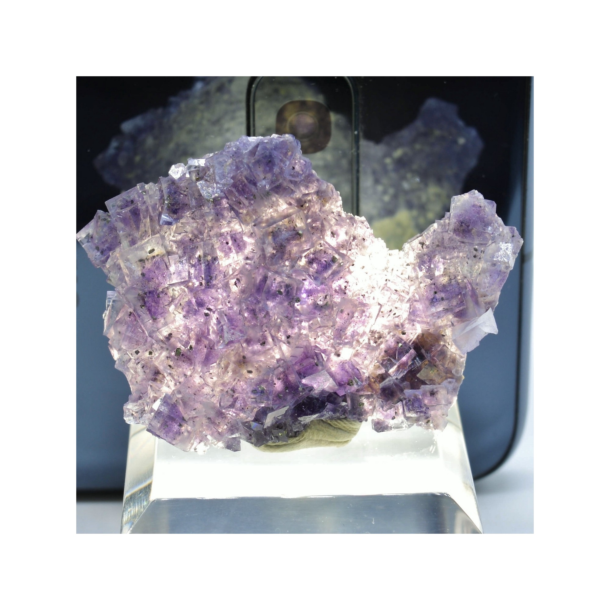 Fluorite and barite - Saint-Peray, Ardèche, France