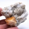 Scheelite, goshenite, calcite et muscovite - Monts Xuebaoding, Pingwu, Province du Sichuan, Chine