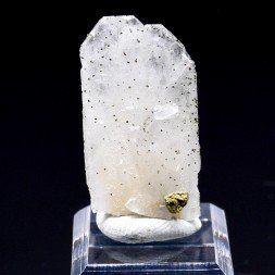 Barytine et chalcopyrite - Saint-Peray, Ardèche, France