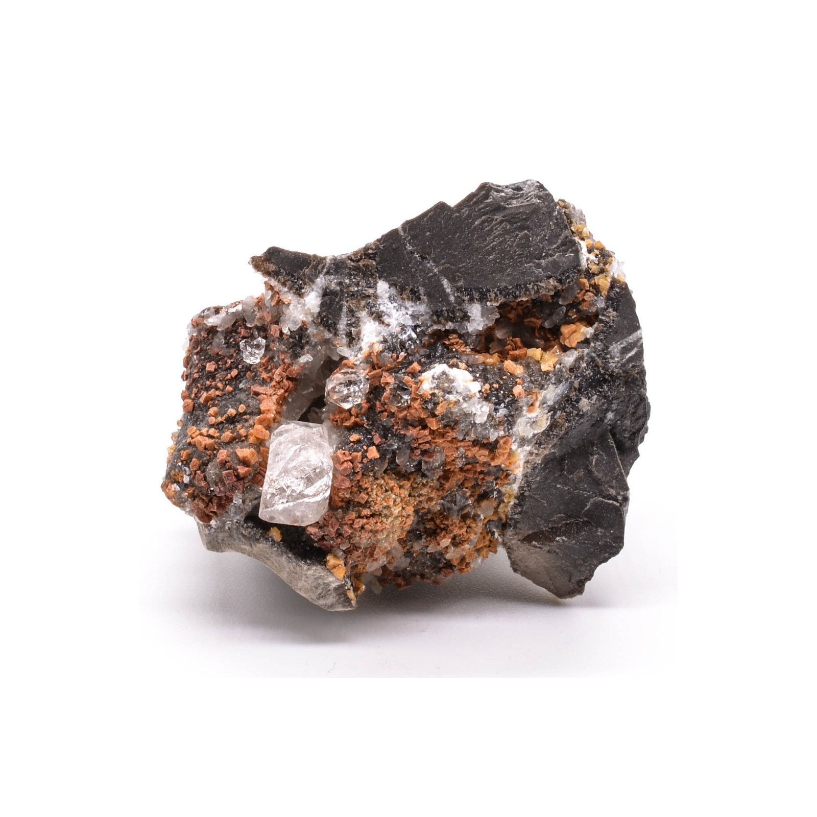 Quartz, septaria, ankerite - Mison, Alpes-de-Haute-Provence, France
