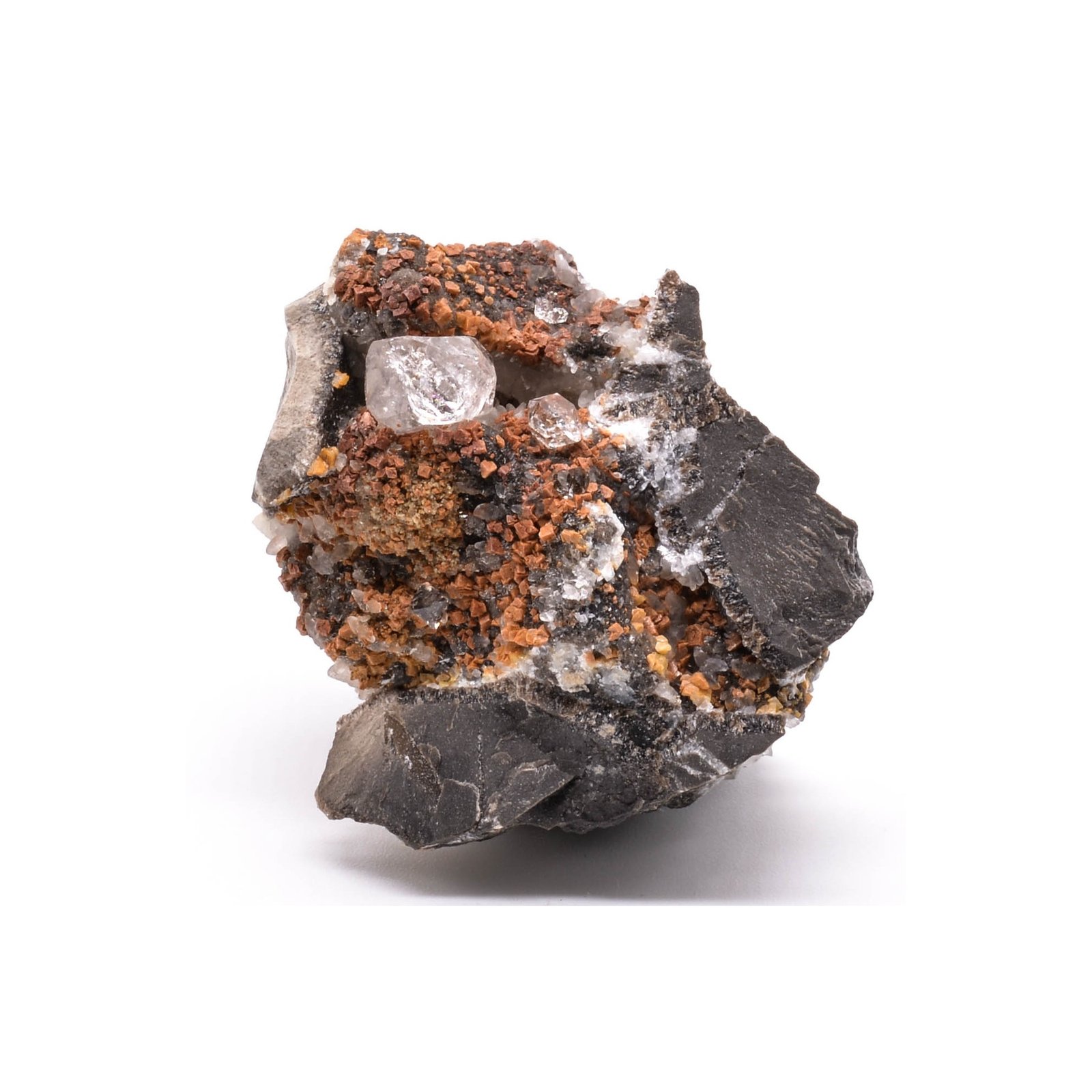 Quartz, septaria, ankerite - Mison, Alpes-de-Haute-Provence, France