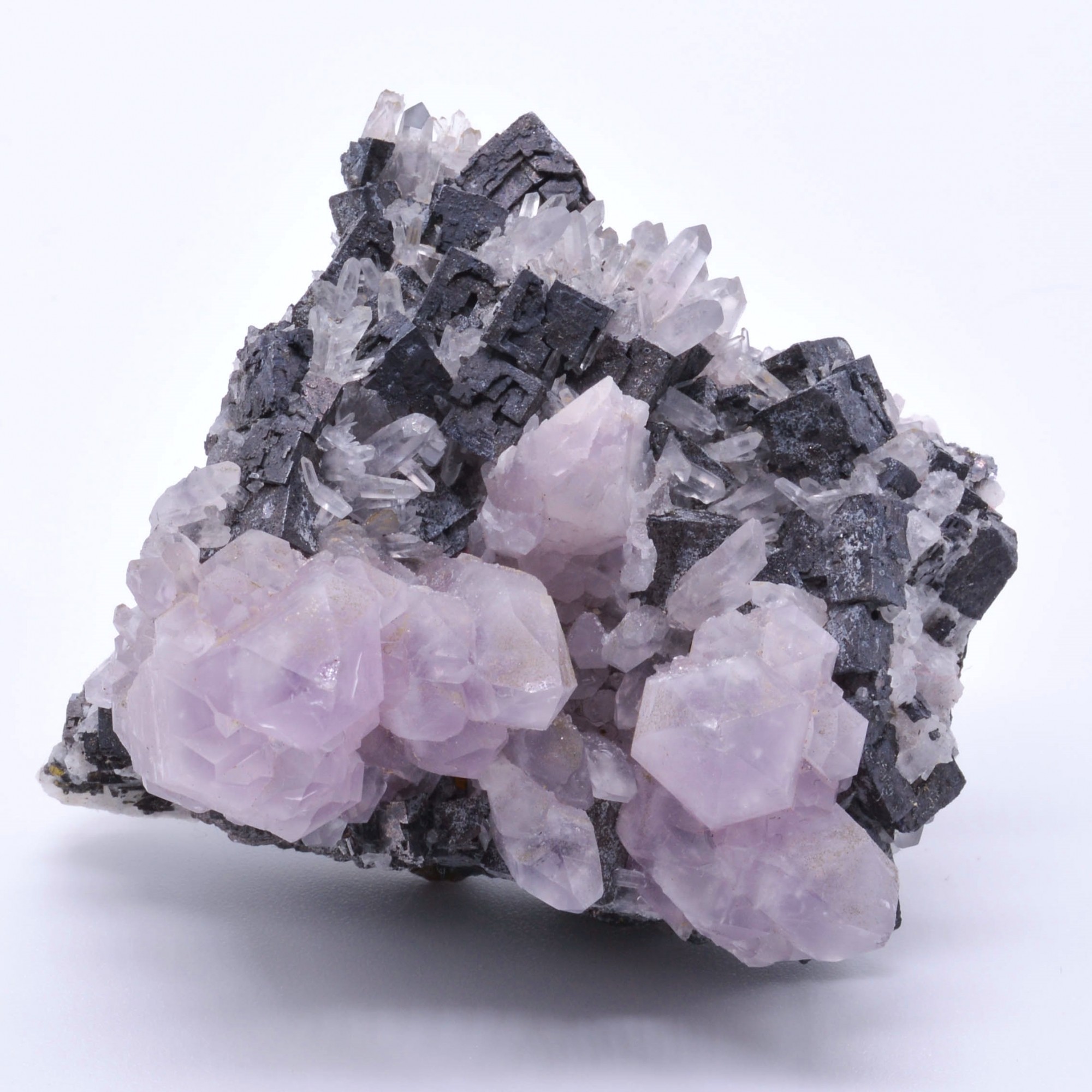 Amethyst and galena - Chala mine, Bulgaria