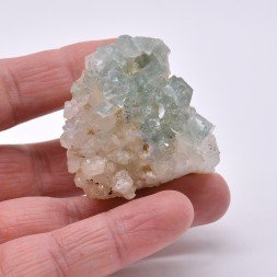 Fluorite and quartz - Langeac, Haute-Loire, France