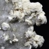 Barite on quartz - Séronais, Ariège, France