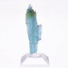 Tourmaline - elbaïte var. indicolite - Mine Santa Rosa, Itambacuri, Minas Gerais, Brésil