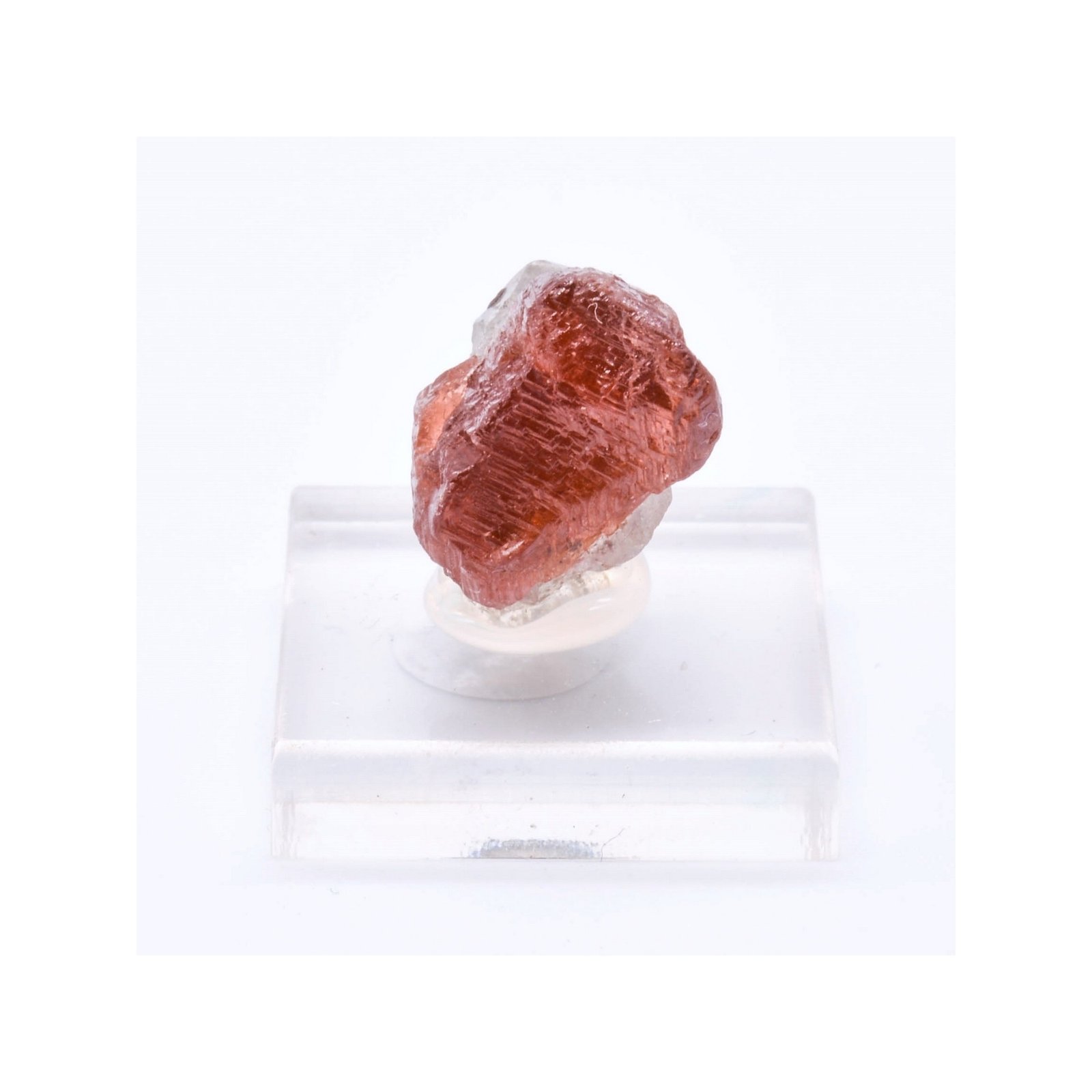 Grenat spessartite et quartz - Mine Navegadora, Minas Gerais, Brésil