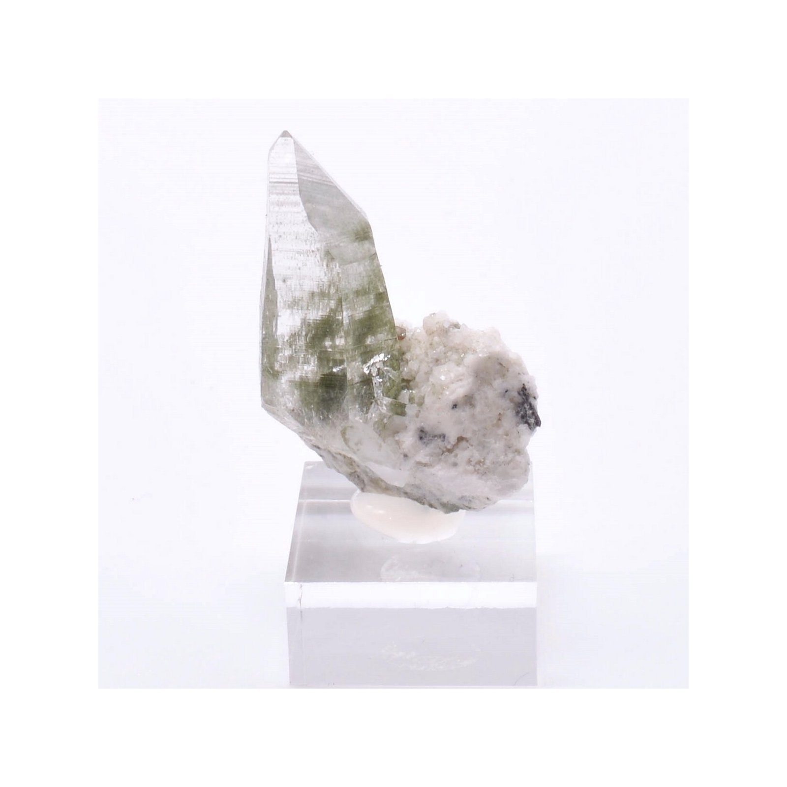 Quartz à inclusions de chlorite - Ganesh Himal, Népal