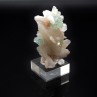 Stilbite, green apophyllite and heulandite - Nashik, Maharashtra, India