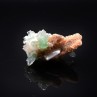 Stilbite, green apophyllite and heulandite - Nashik, Maharashtra, India