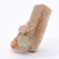 Stilbite, apophyllite verte et heulandite - Nashik, Maharashtra, Inde