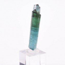 Tourmaline - elbaïte var. indicolite - Mine Santa Rosa, Itambacuri, Minas Gerais, Brésil
