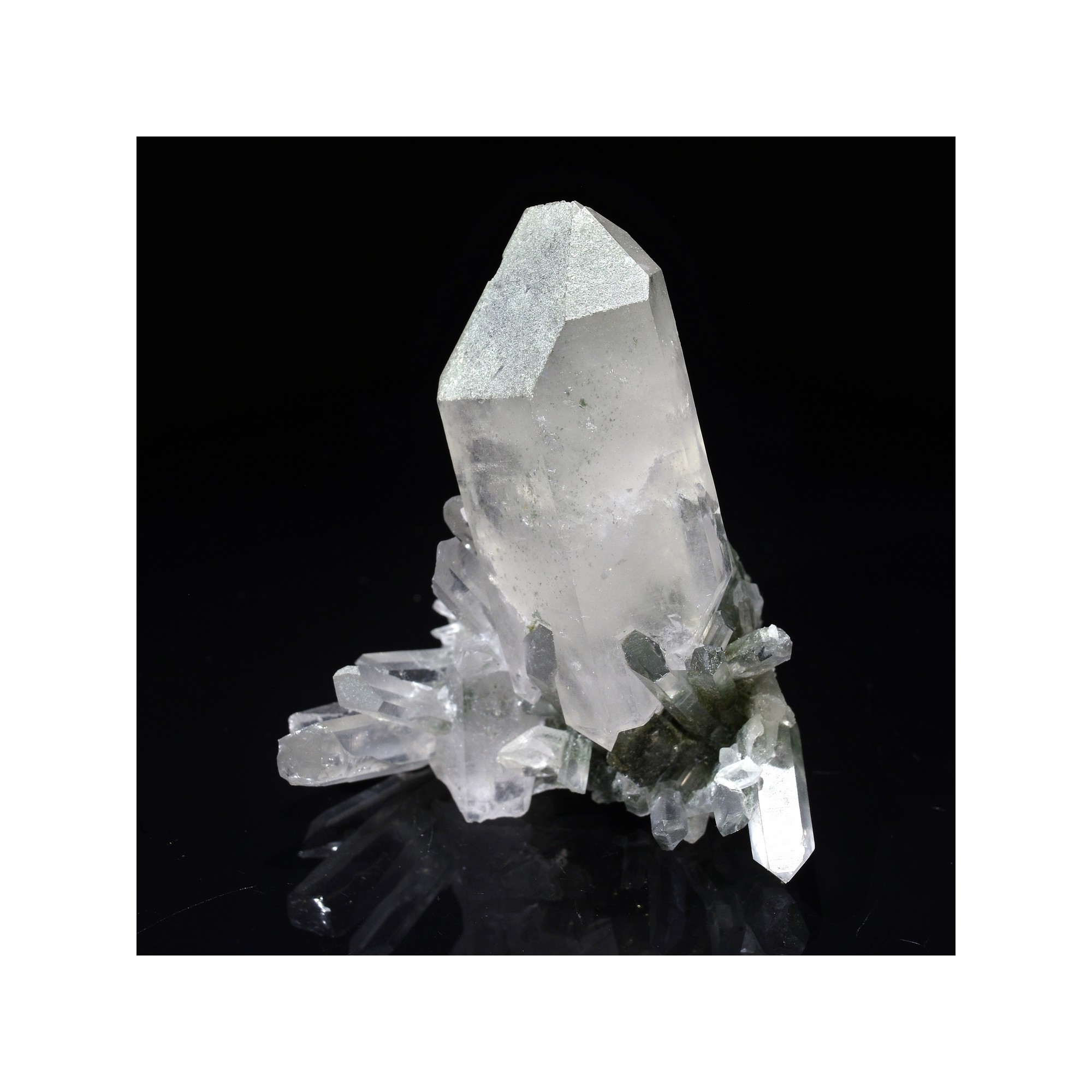 Quartz, Glacier de la Girose, Isère, France.