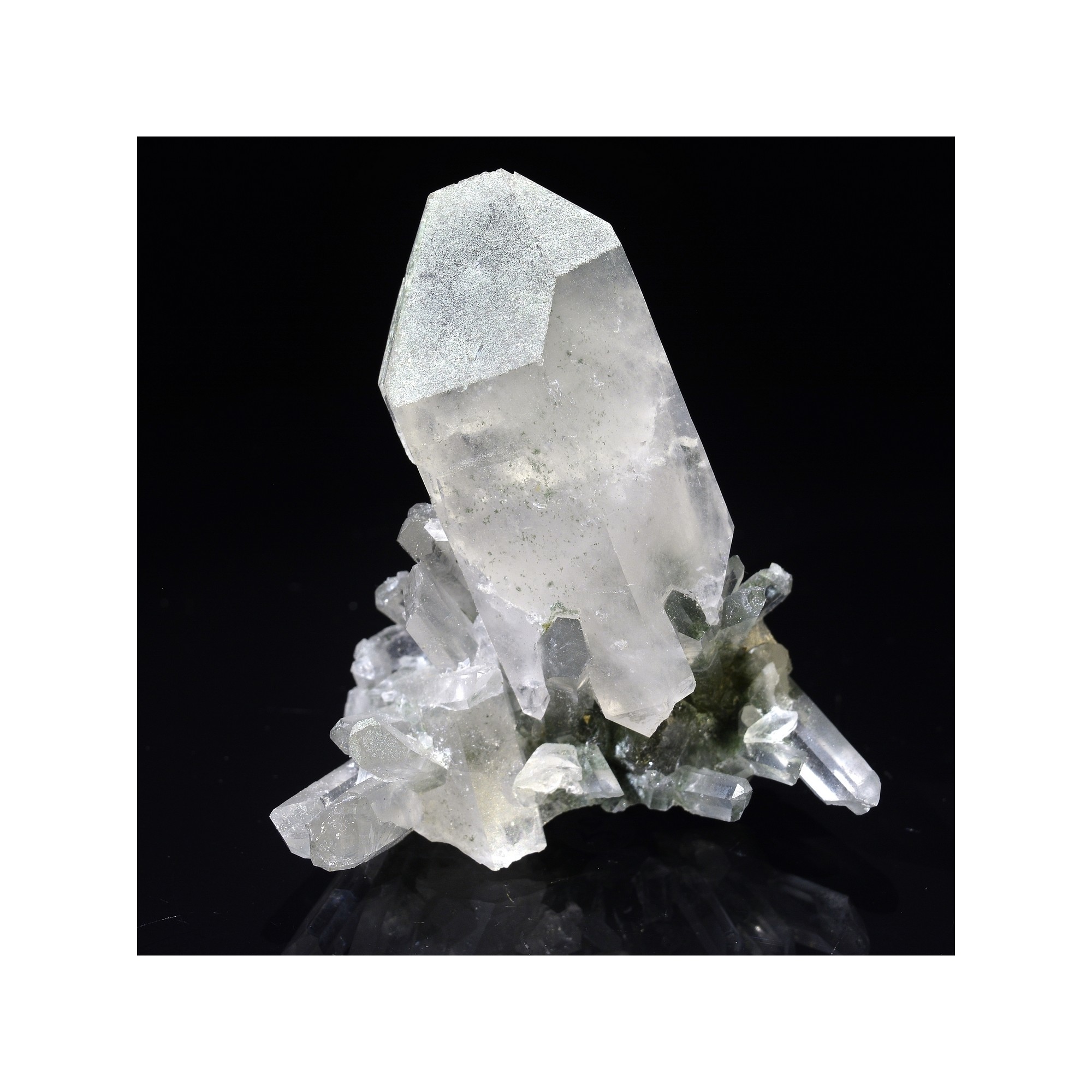 Quartz, Girose glacier, Isère, France.