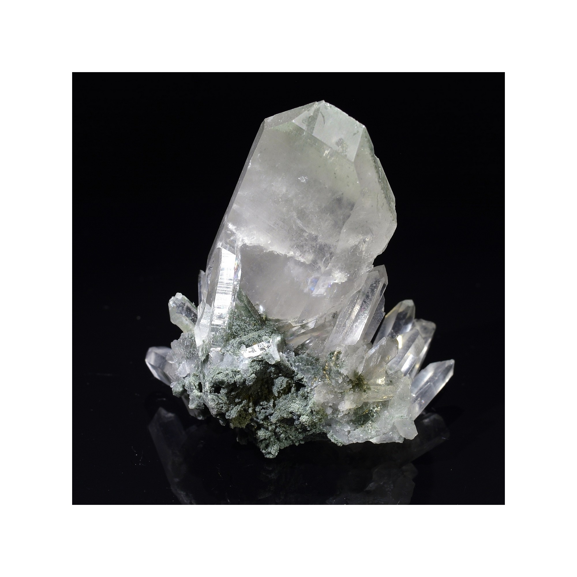 Quartz, Girose glacier, Isère, France.