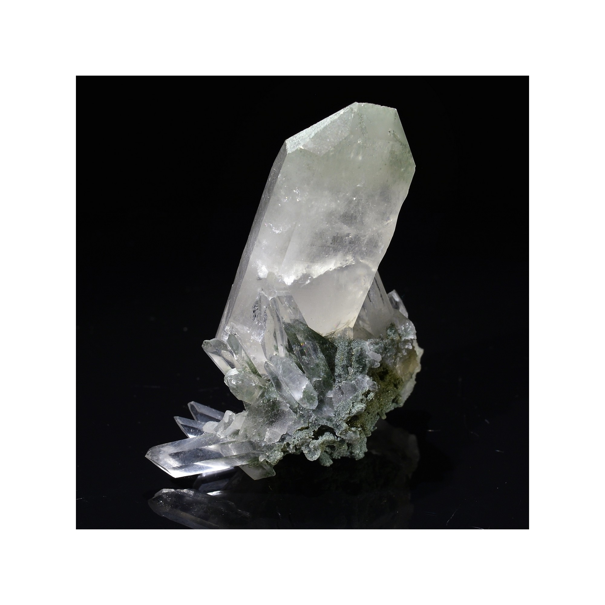 Quartz, Girose glacier, Isère, France.