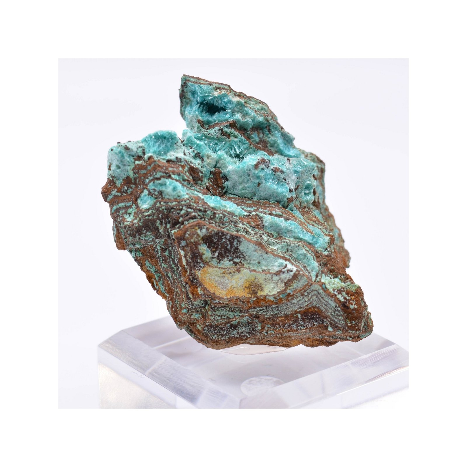Aurichalcite - Mine Ojuela, Mapimi, Durango, Mexique