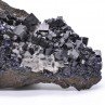 Fluorine antozonite et calcite - Mine Ojuela, Mapimi, Durango, Mexique