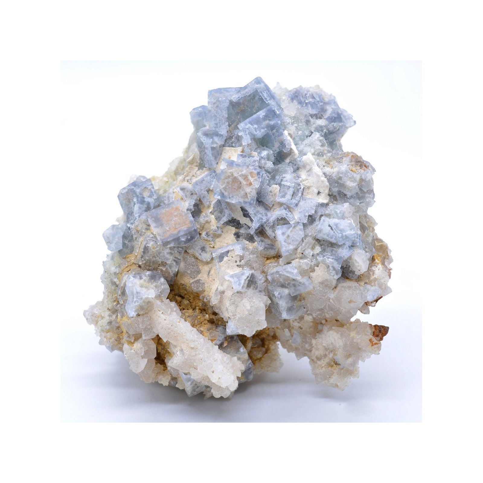 Fluorine et quartz - Chavaniac-Lafayette, Haute-Loire, France