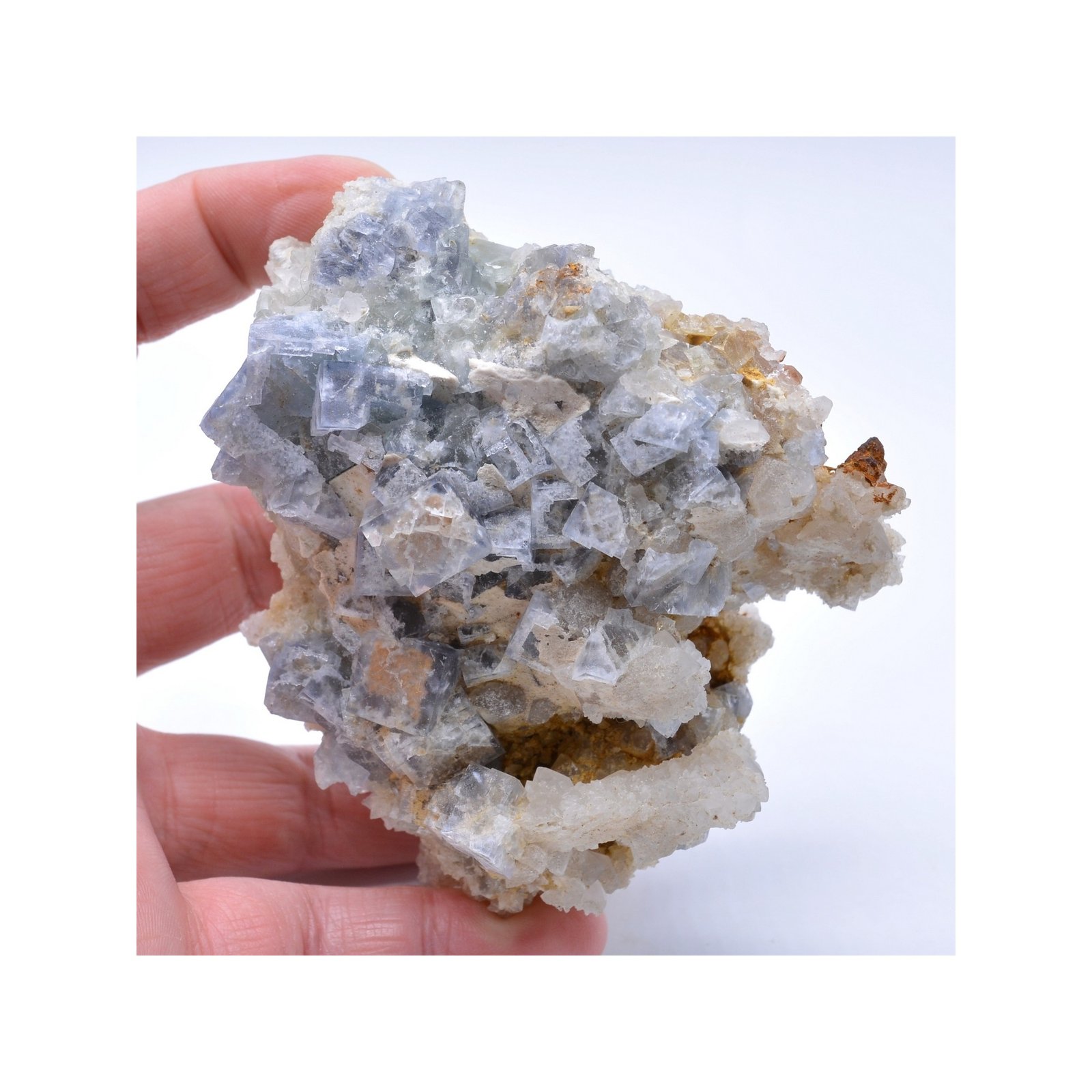 Fluorine et quartz - Chavaniac-Lafayette, Haute-Loire, France