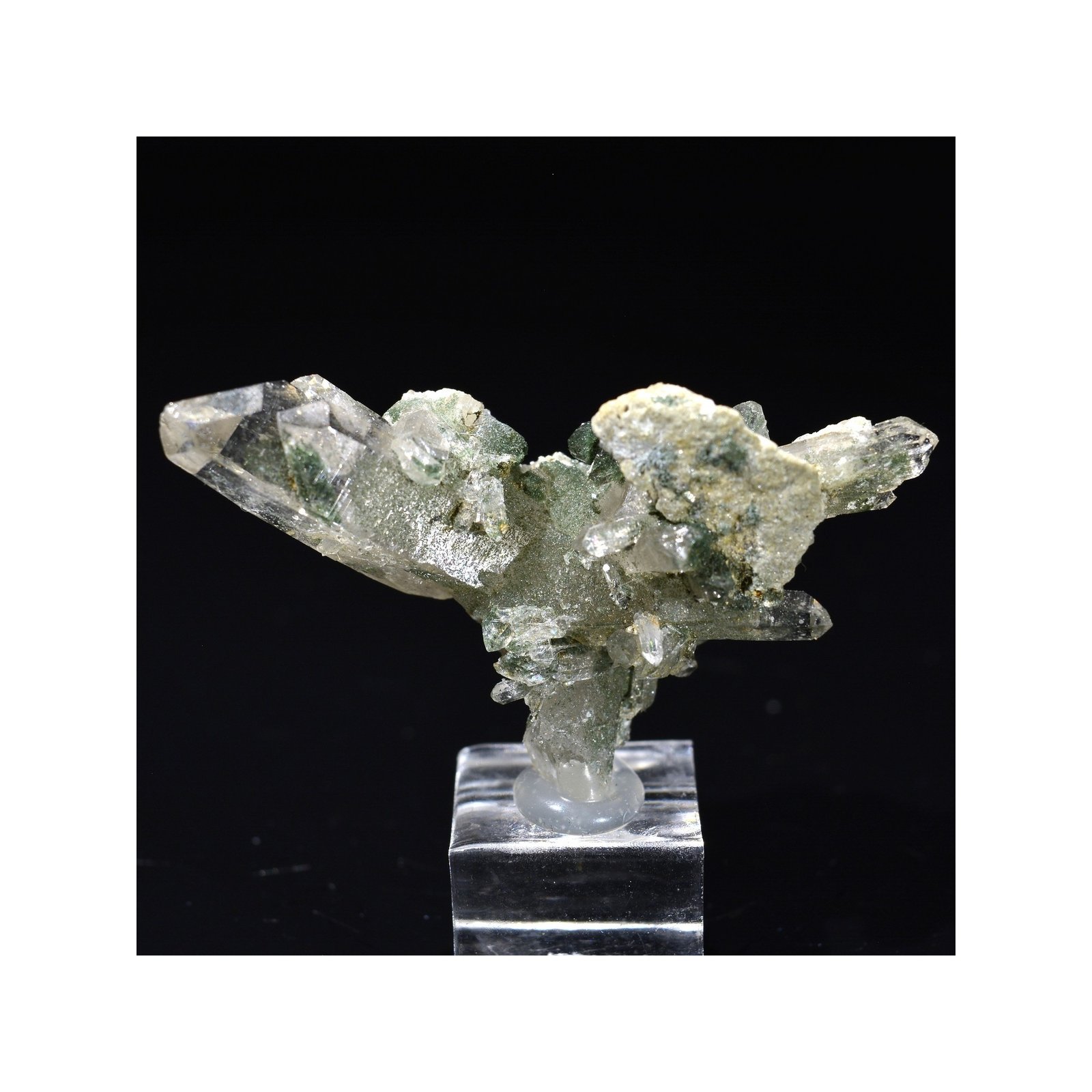 Quartz et chlorite - Le Plan du Lac, Isère, France