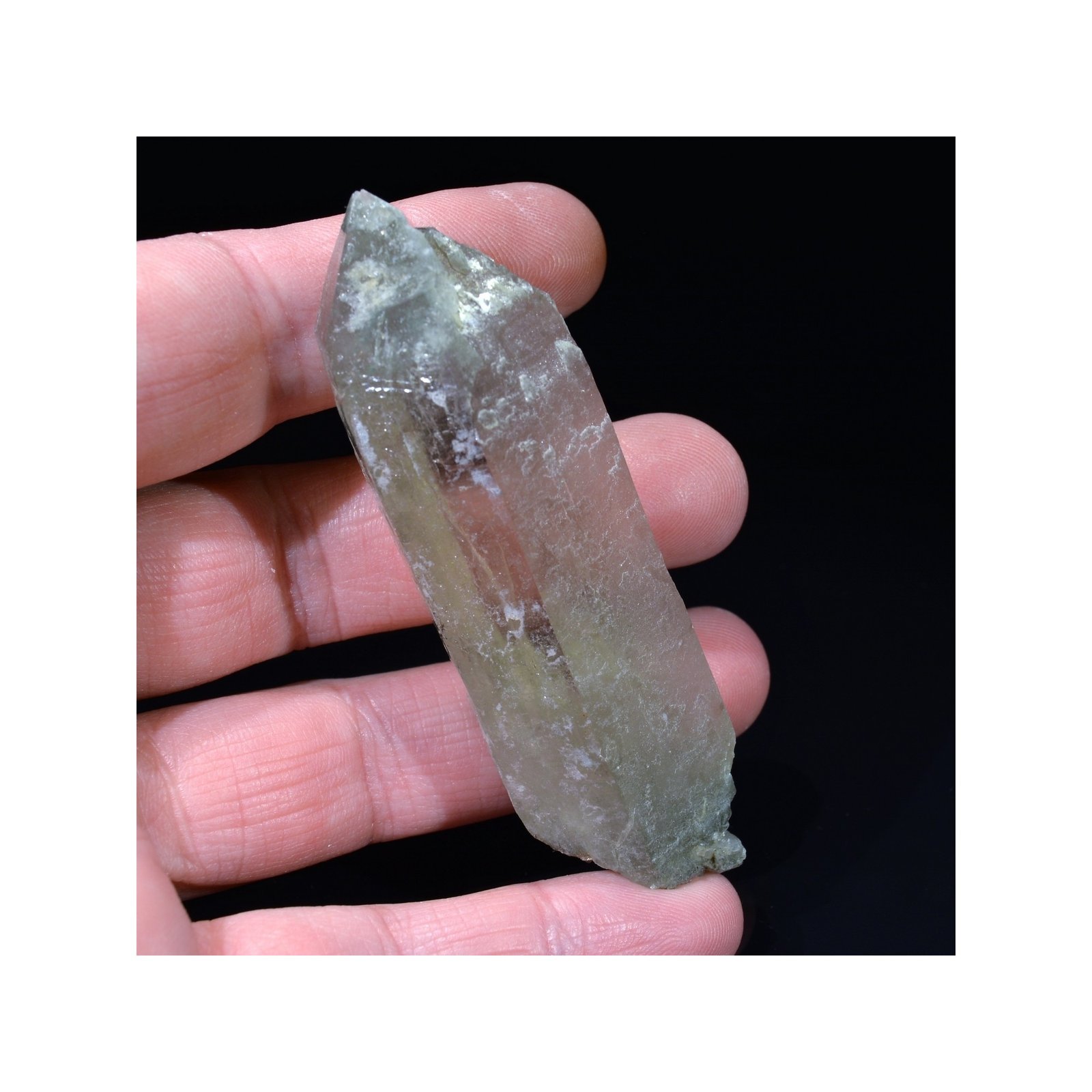 Quartz biterminé - Quily, Morbihan, France