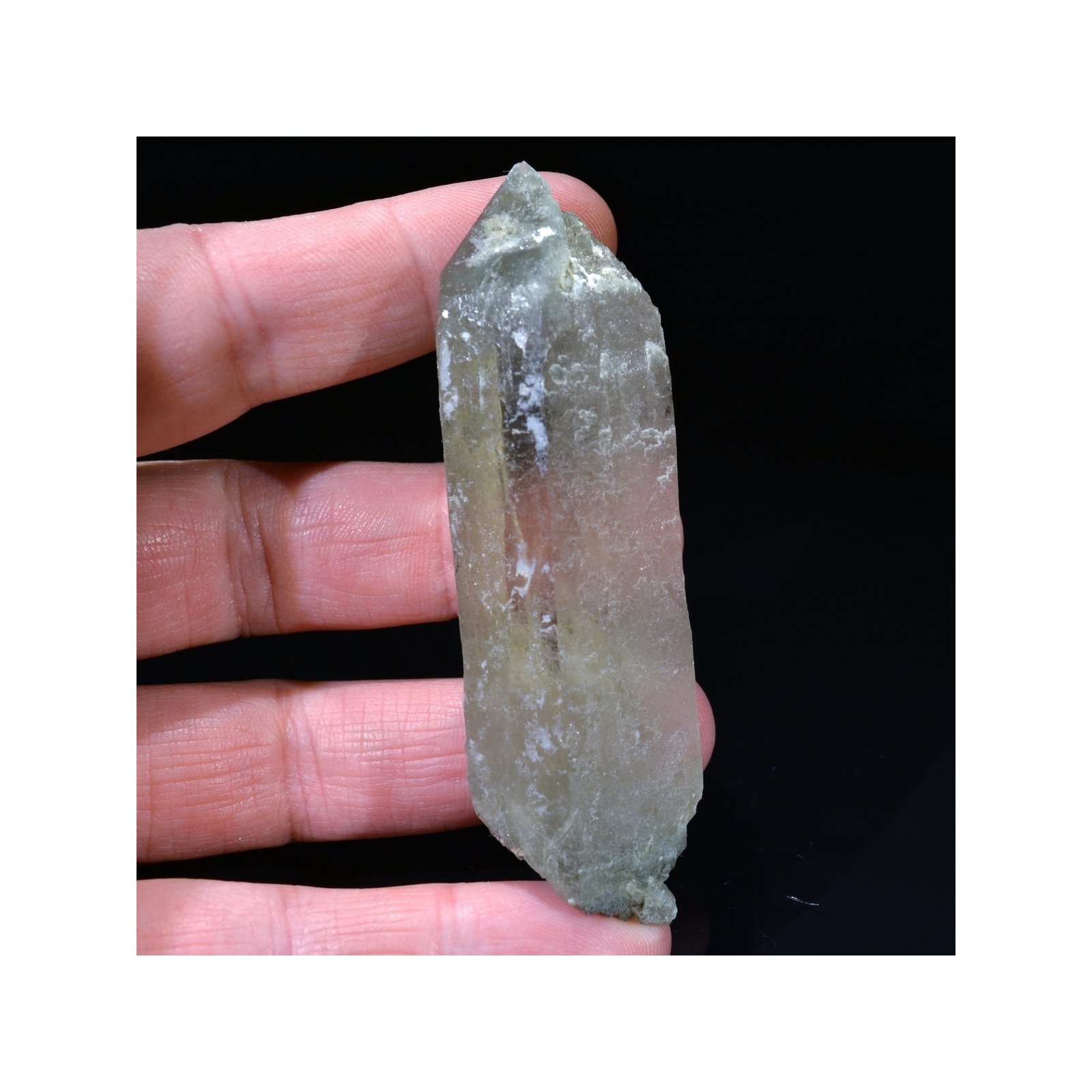 Quartz biterminé - Quily, Morbihan, France
