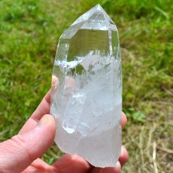 Pointe de quartz - Mine Penas Blancas, Boyaca, Colombie