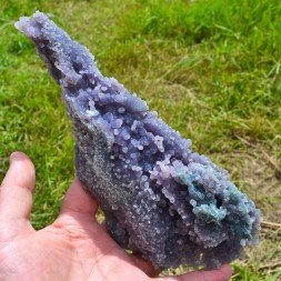 Améthyste botryoïdale - Calcédoine grappe - Mamuju, île Célèbes, Indonésie