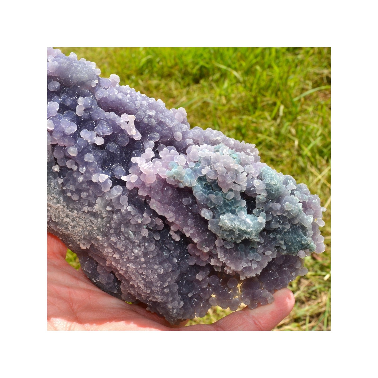 Botryoidal amethyst / grape agate - Mamuju, Sulawesi, Indonesia