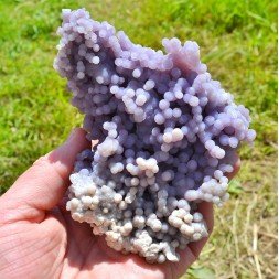 Botryoidal amethyst / grape agate - Mamuju, Sulawesi, Indonesia