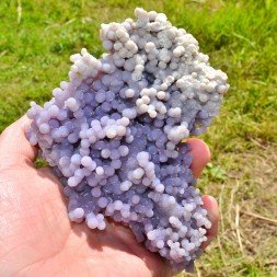 Botryoidal amethyst / grape agate - Mamuju, Sulawesi, Indonesia