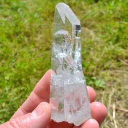 Pointe de quartz - Mine Penas Blancas, Boyaca, Colombie