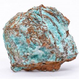 Aurichalcite, calcite - Ojuela mine, Mapimi, Durango, Mexico