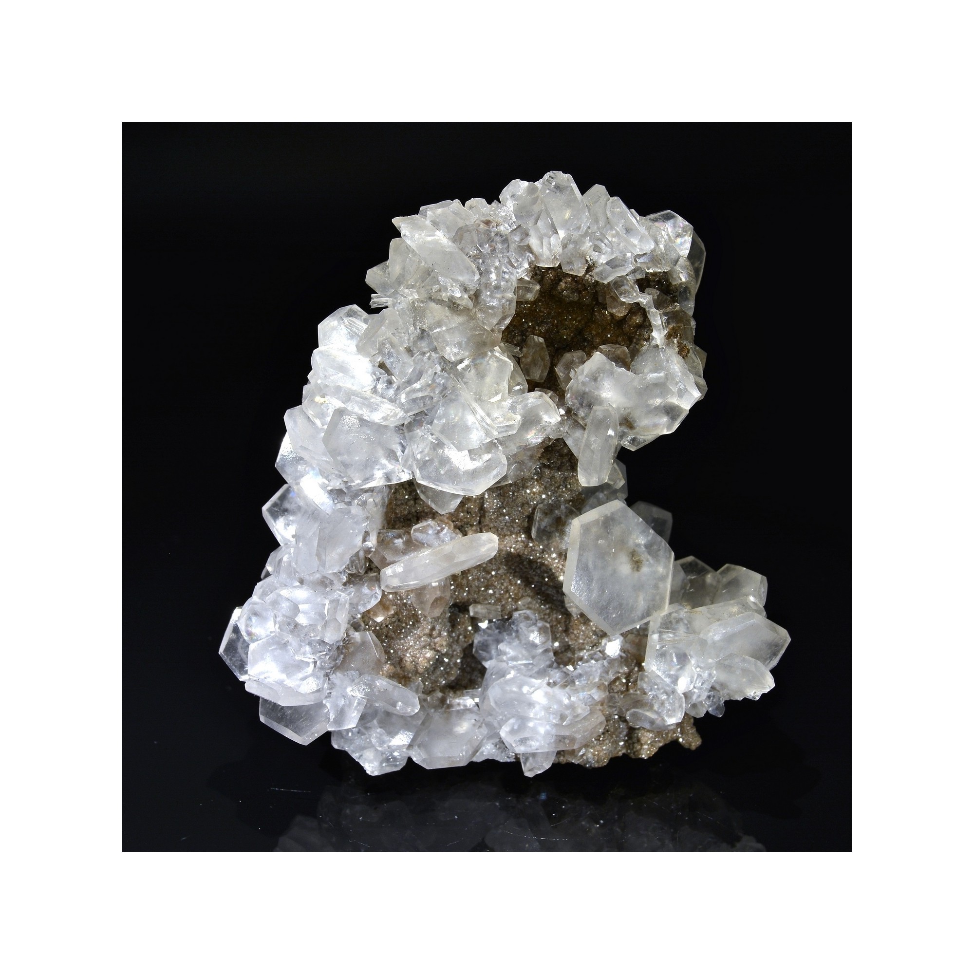 Calcite hexagonale - Mine Ojuela, Mapimi, Durango, Mexique