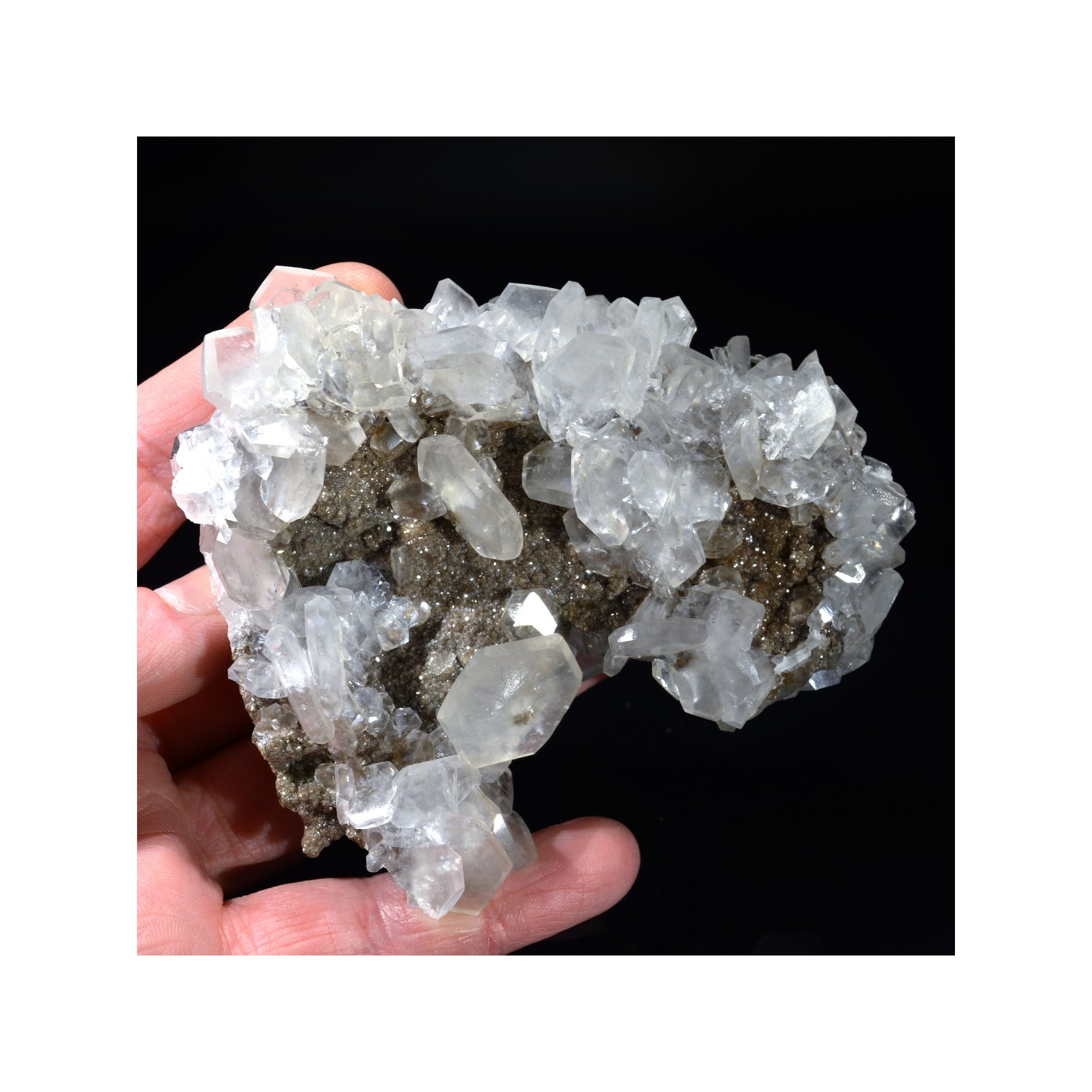 Calcite hexagonale - Mine Ojuela, Mapimi, Durango, Mexique