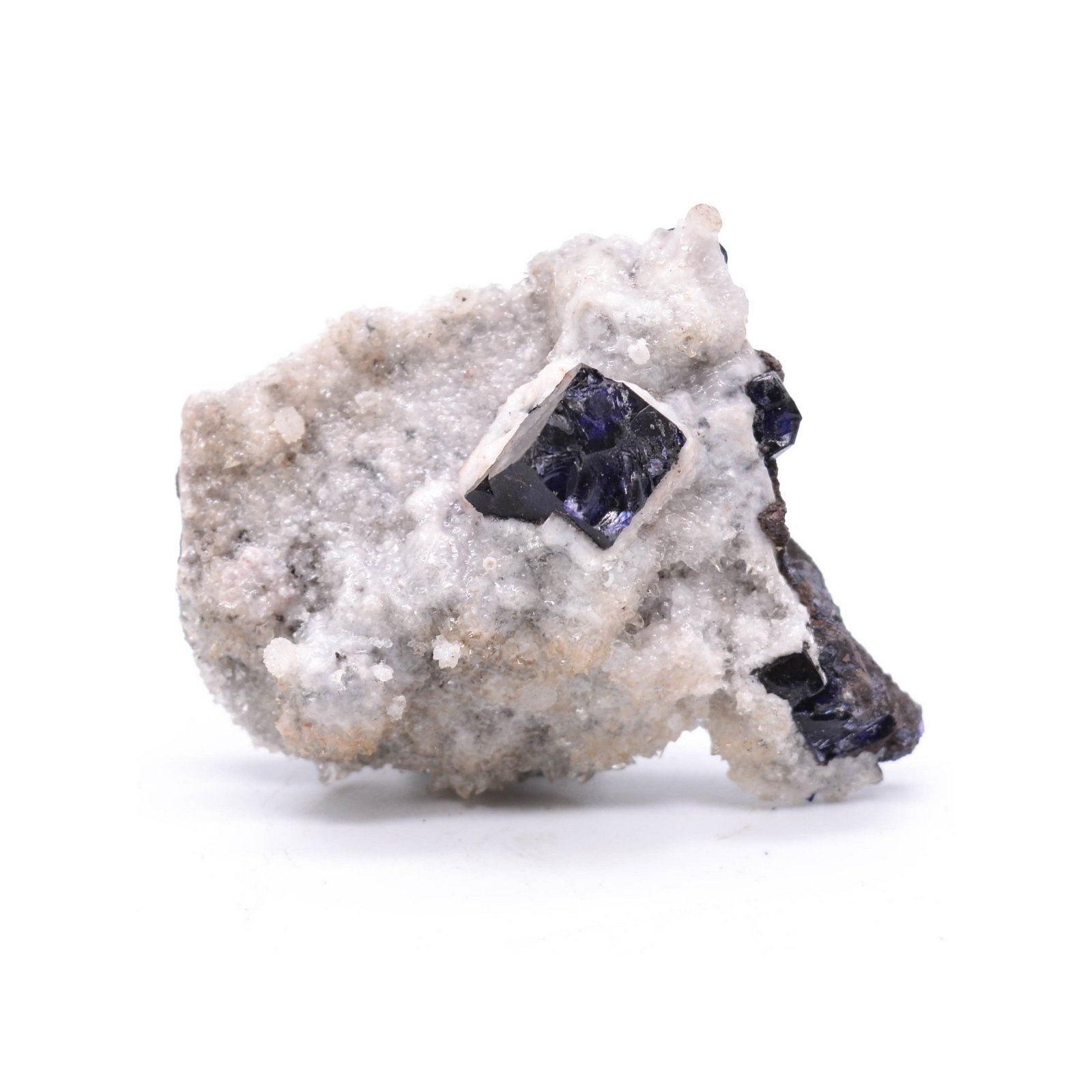 Fluorine antozonite et calcite - Mine Ojuela, Mapimi, Durango, Mexique