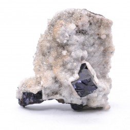 Fluorine antozonite et calcite - Mine Ojuela, Mapimi, Durango, Mexique