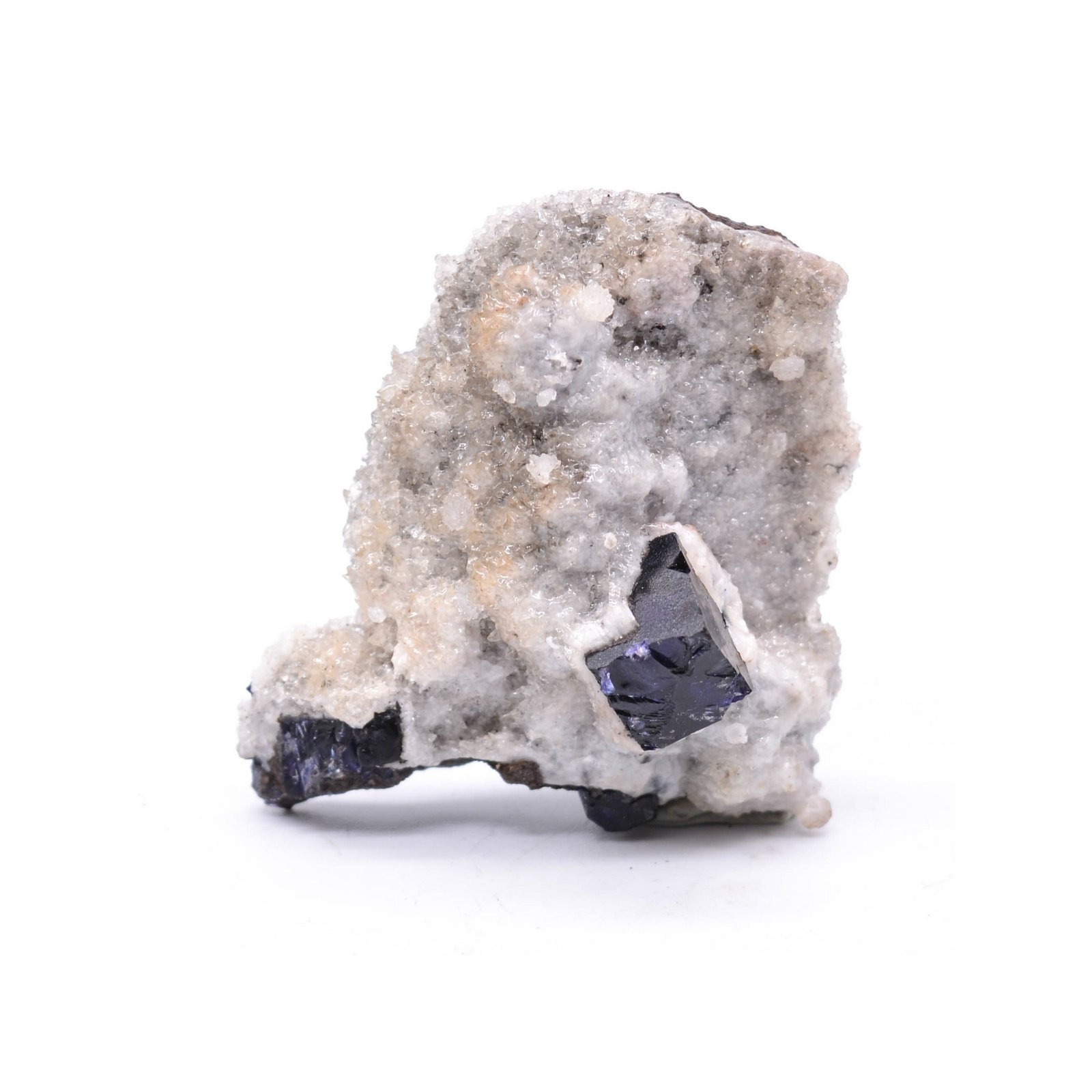 Fluorine antozonite et calcite - Mine Ojuela, Mapimi, Durango, Mexique