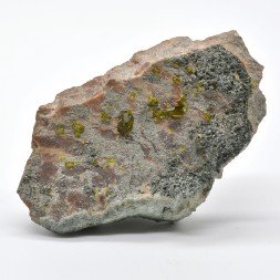 Epidote, clinochlore et grenat - Bellecombe, Val d'Aoste, Italie