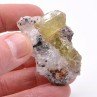 Apatite sur quartz - Cerro de Mercado, Durango, Mexique