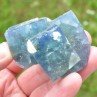 Changind color fluorite - El Hammam mine, Morocco