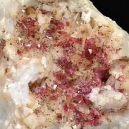 Roselite on dolomite - Bou-Azzer, Morocco