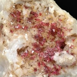 Roselite on dolomite - Bou-Azzer, Morocco