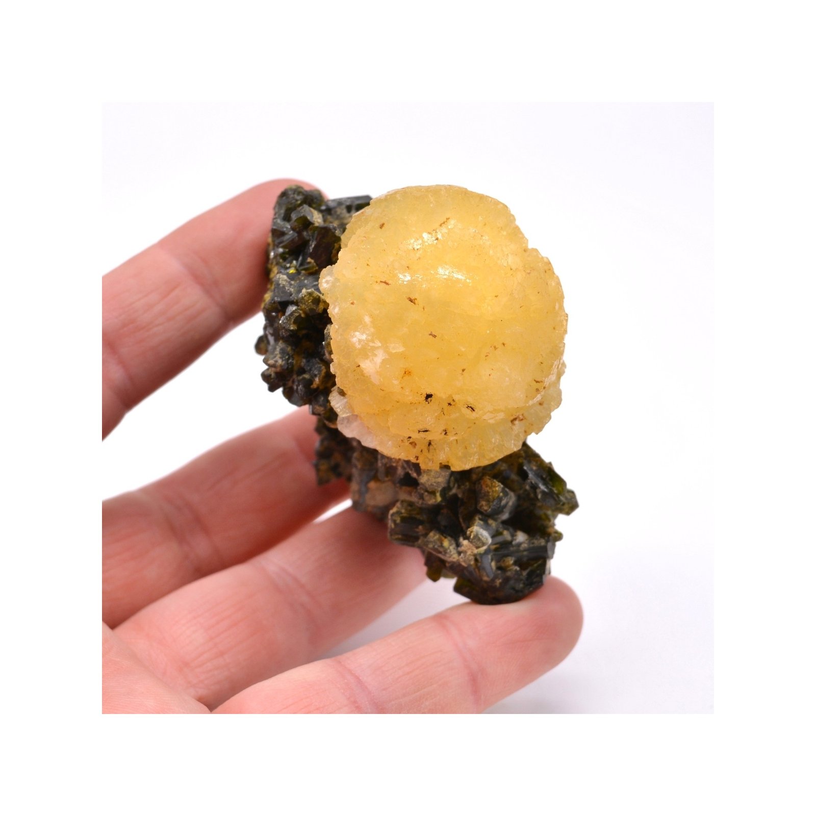 Stellerite et épidote - Diaboukara, Région de Kayes, Mali