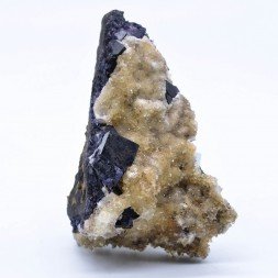 Fluorite antozonite, calcite - Ojuela mine, Mapimi, Durango, Mexico