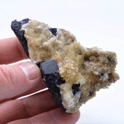 Fluorine antozonite et calcite - Mine Ojuela, Mapimi, Durango, Mexique