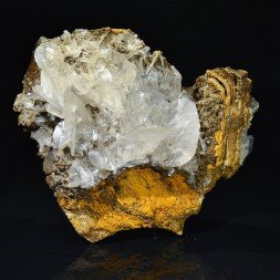 Calcite et hémimorphite - Mine Ojuela, Mapimi, Durango, Mexique