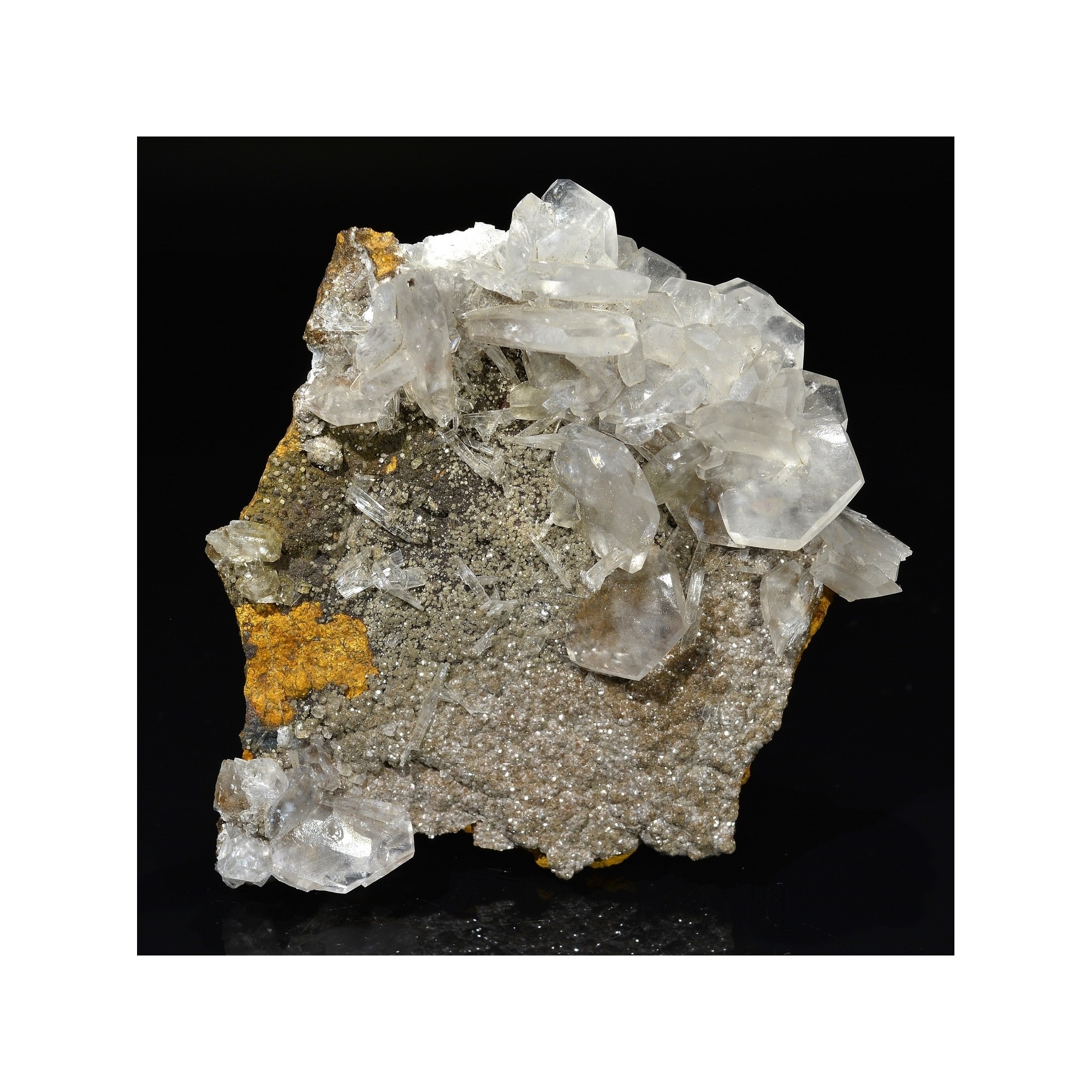 Calcite hexagonale - Mine Ojuela, Mapimi, Durango, Mexique